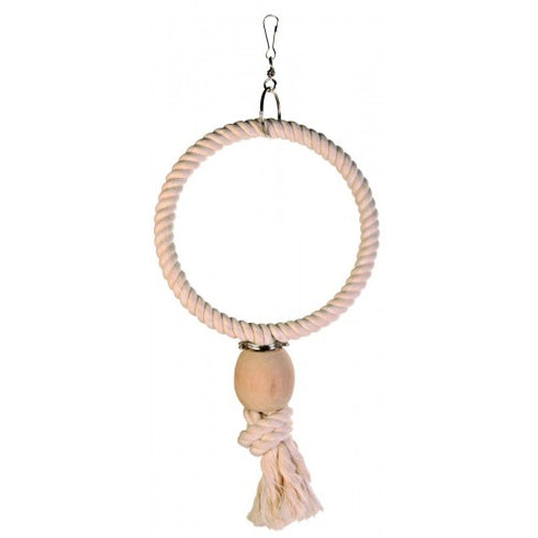 Jucarie pentru pasari Cerc din Sfoara Trixie 19cm